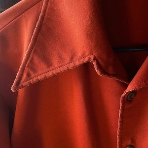 VINTAGE Handmade Double Pocket Button Down - Utility Style Overshirt Jacket 1970